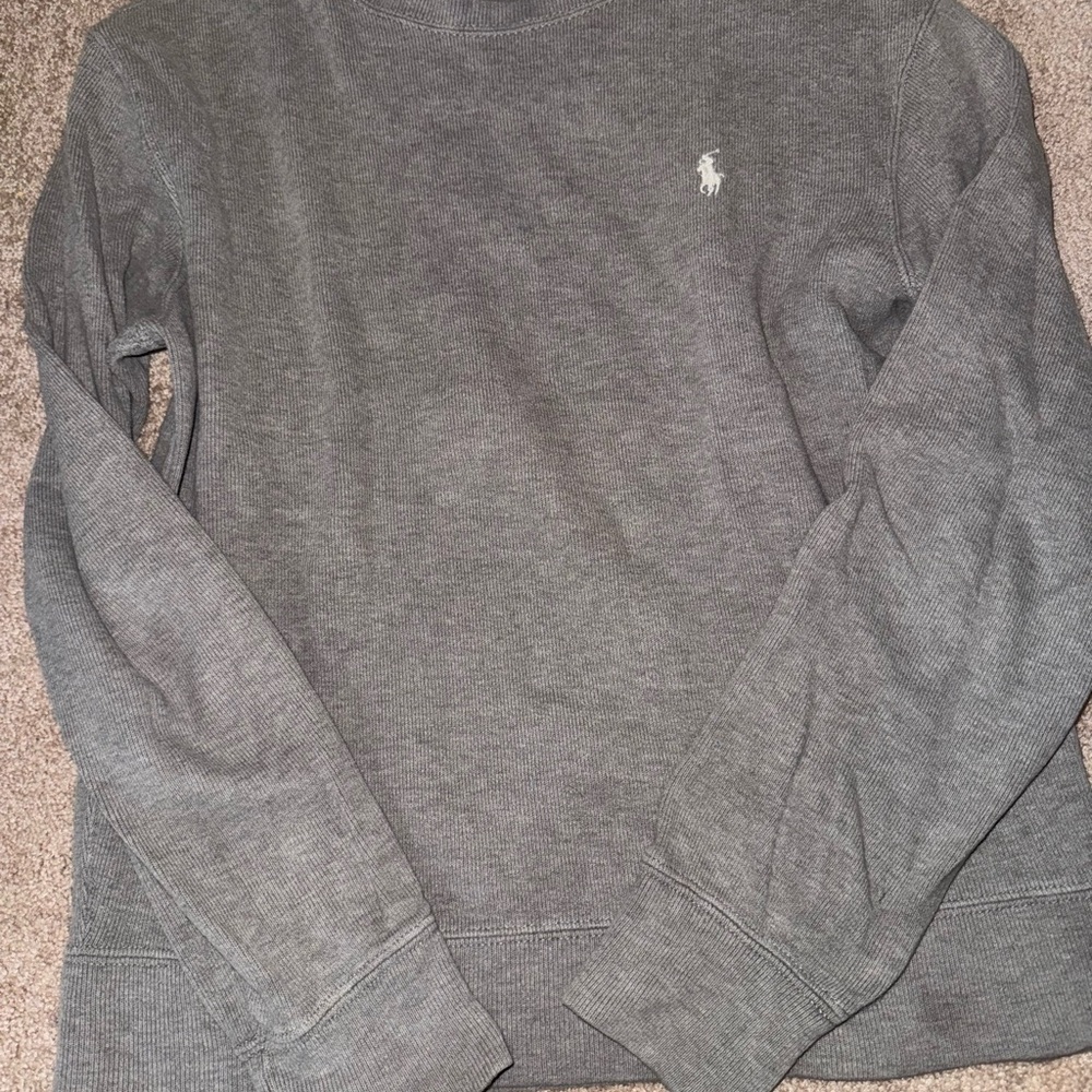 Polo by Ralph Lauren Gray Crewneck Sweater